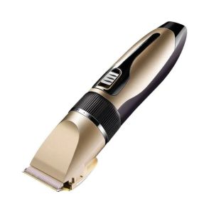 Professional Hair Clippers Trimmer Mens Barber Hair Cutting Kit Machine Cordless (Option: Gold Champaign)